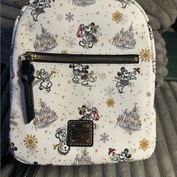 Dooney & Bourke White Backpack with Disney Print - Picture 1 of 7